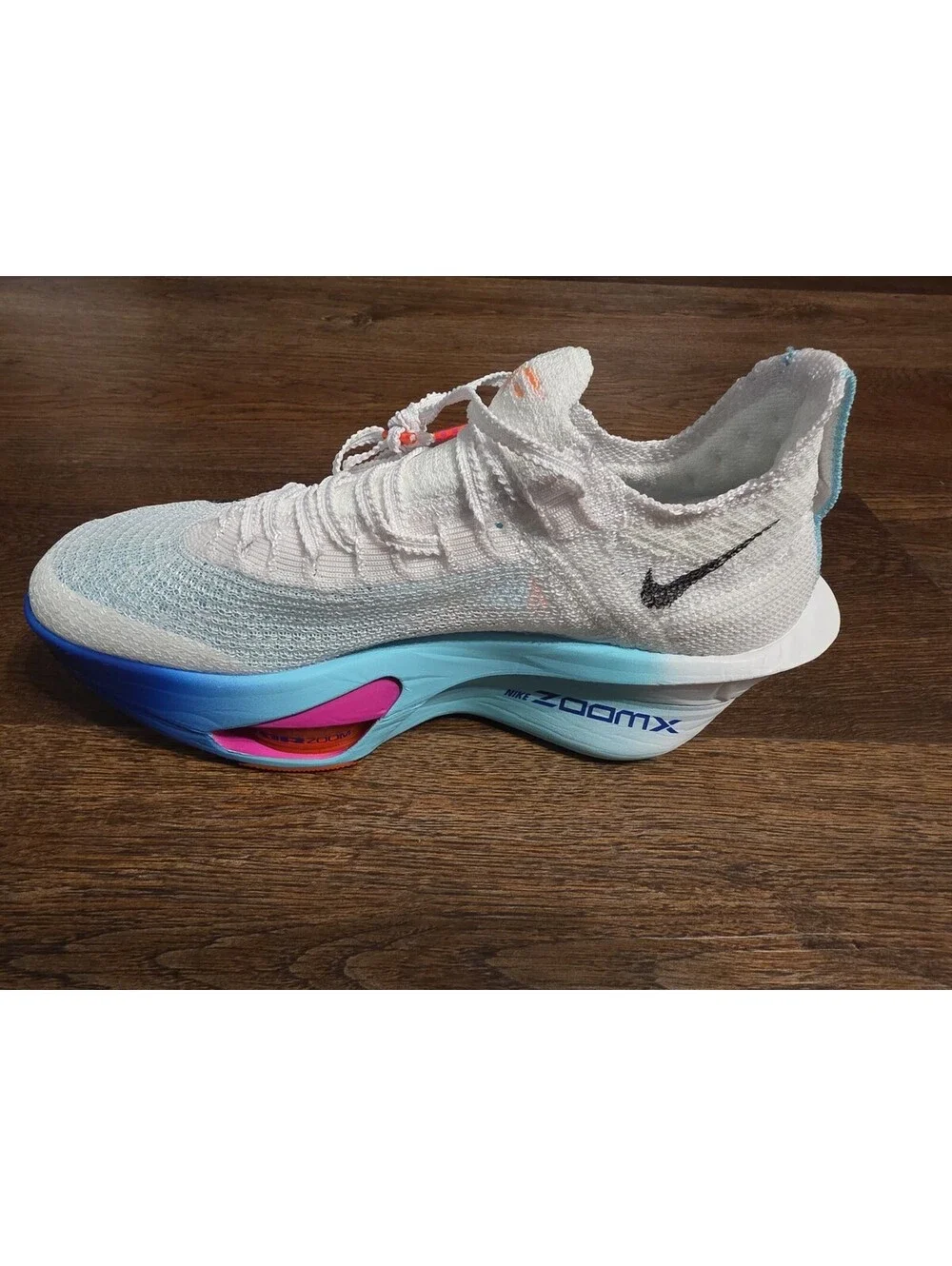 Size 6 Nike Air Zoom Alphafly Next% 3 White Black Hyper Turquoise FD8311-104